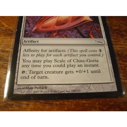 Magic The Gathering, MTG, 1-Cards, 1993-2003, SCALE OF CHISS-GORIA, ex/nm