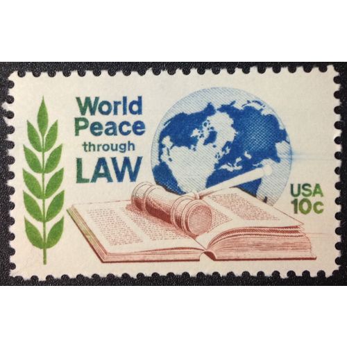 US Stamp #1576 mint: 1975 10c World Peace through LAW - MNH