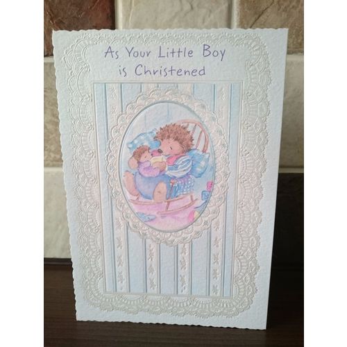 Christening Cards - As Your Little Boy is Christened - 06