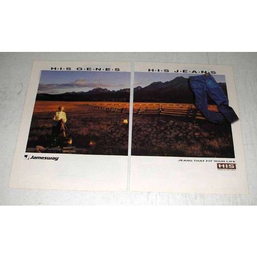 1994 H.I.S Jeans Ad - H.I.S Genes
