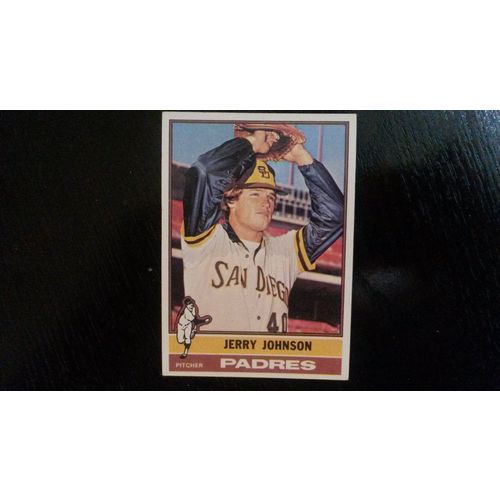 1976 Topps Card # 658 Jerry Johnson Very Good-Excellent (4) San Diego Padres