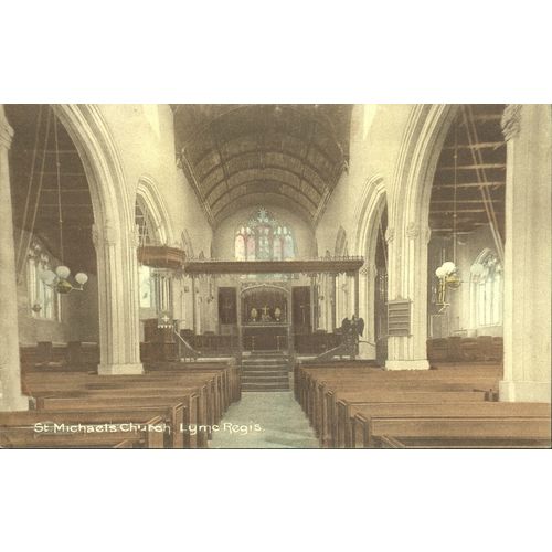 Vintage PC - St. Michael's Church, Lyme Regis, Dorset