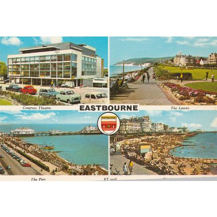 Multi-View Eastbourne Sussex Postcard (SX77543)
