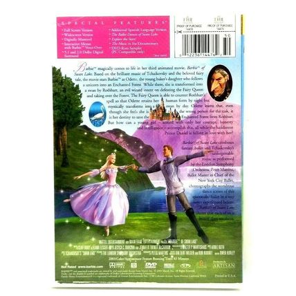 Barbie of Swan Lake (DVD, 2003) Children's & Family (L36)