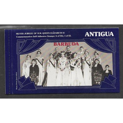 ANTIGUA BARBUDA 1977 SILVER JUBILEE COMPLETE BOOKLET MINT CONDITION