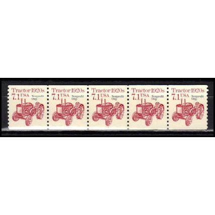 2127a 7.1c Tractor Very Fine MNH Dry Gum PNC 1/5 X0815