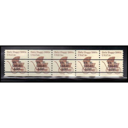 1902a 7.4c Baby Buggy Very Fine MNH Dry Gum PNC 2/5 X1436