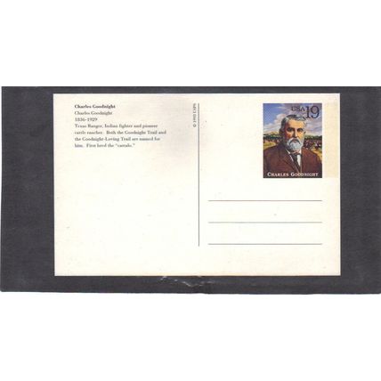 UX189 19c Charles Goodnight CV01276