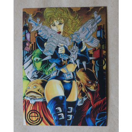 Lady Death All-Chromium Base trading Card # 98 (C) 1994 Chaos Krome comics