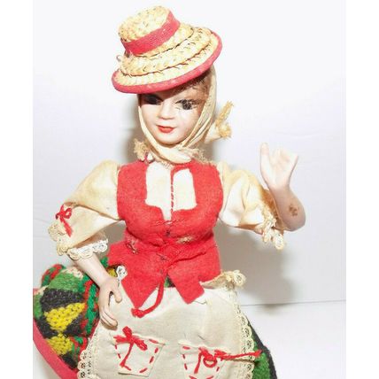 Muneca Artesania Beibi Vintage Doll Made In Spain Set Of 2