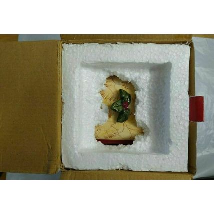 "Make The Season Bright" Ceramic Christmas Covered Candy Dish - NIB! Fast Ship!