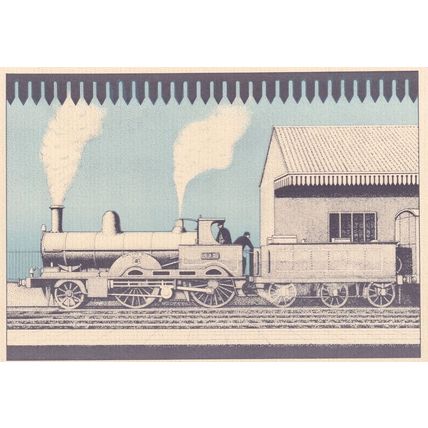 Rowland Hill Train at Crewe Land Works York Railway Museum Postcard