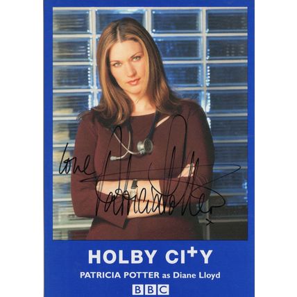 Patricia Potter BBC Holby City Hand Signed Cast Card Photo
