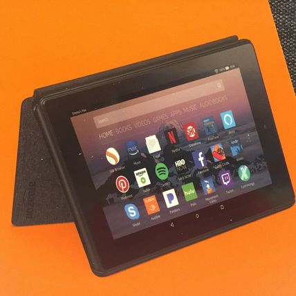 Official Amazon Brand Fire 7 Tablet Charcoal Cover