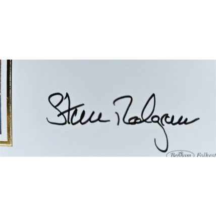 GOLD MEDAL WINNERS SIR STEVE REDGRAVE & RICHARD MEADE HAND SIGNED AUTOGRAPHS ON