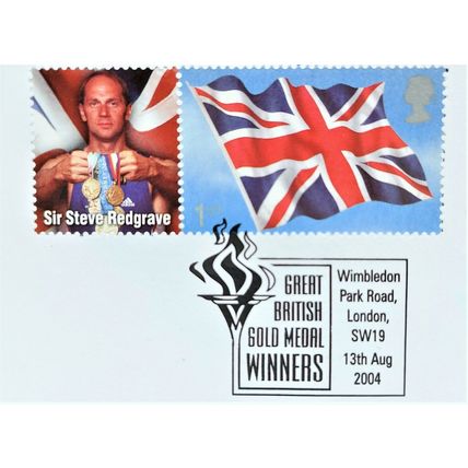 GOLD MEDAL WINNERS SIR STEVE REDGRAVE & RICHARD MEADE HAND SIGNED AUTOGRAPHS ON