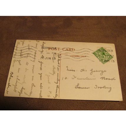 1913 fr Postcard - Westminster Abbey - London