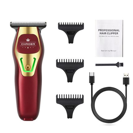 T-Blade Hair Detailing Trimmer 10W 0.1mm Beard Clipper Cordless Shaver Two Speed