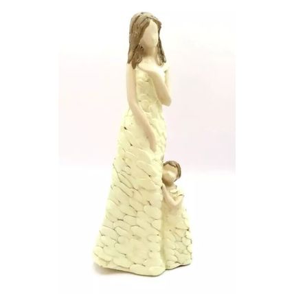 Standing Mother & Child Figurine Ornament 21.5 CM Gift Home Decor Decoration