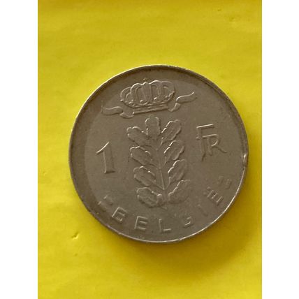 Umlaufmünze Belgien 1 Franc 1972 Belgique
