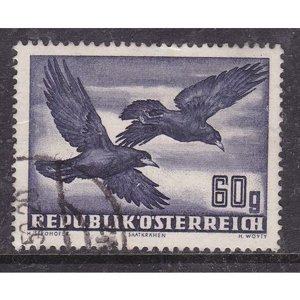 Austria 1950 Rooks 60g Fine Used SG 1215 VGC