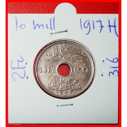 GREAT BRITAIN 1916-1917: EGYPT ★ 10 MILLIEMES 1335-1917H★LOW START★NO RESERVE