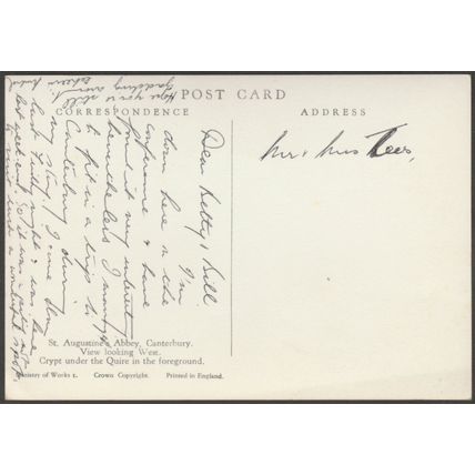 St Augustine's Abbey, Canterbury, Kent, c.1960 - Ministry of Works RP Postcard