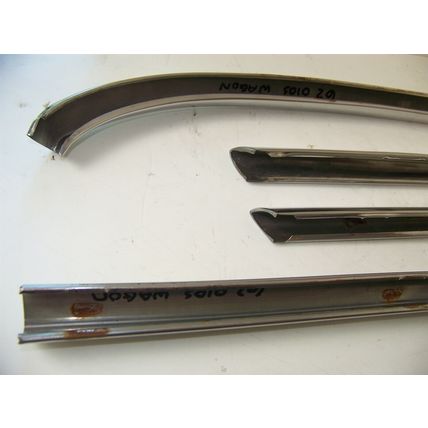 1962 OLDSMOBILE WAGON REAR GATE TRIM OEM 4 PCS
