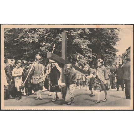 Jezus Draagt zijn Kruis, Brugge, c.1920 - Rossel Briefkaart