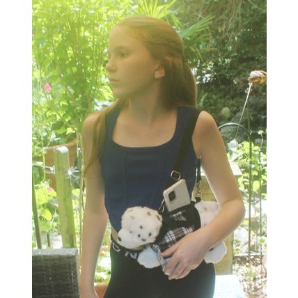 Dalmatian shaped hand / shoulder bag by FAITHFUL FRIENDS COLLECTABLES