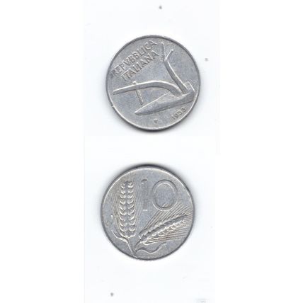 Rep. Italiana - L. 10 del 1953