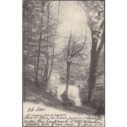 Bois de Sauvabelin, Lausanne, 1904 - Comptoir de Phototypie CPA CPN2788