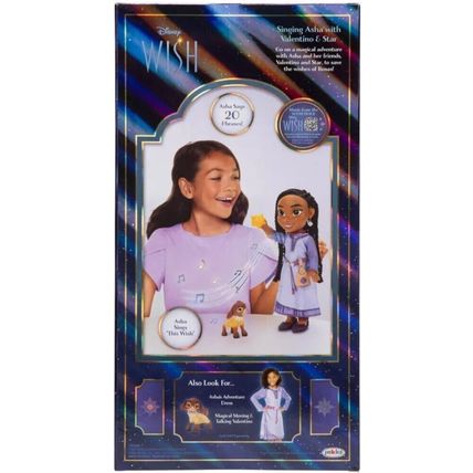 Singing Asha Doll with Valentino & Star Figures 229971
