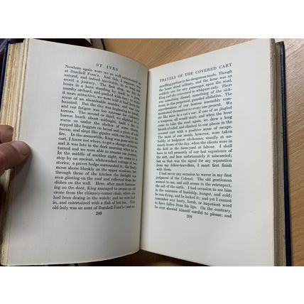 RARE* 1923 ROBERT LOUIS STEVENSON "ST IVES" FICTION VOL 19 ANTIQUE BOOK (P6)