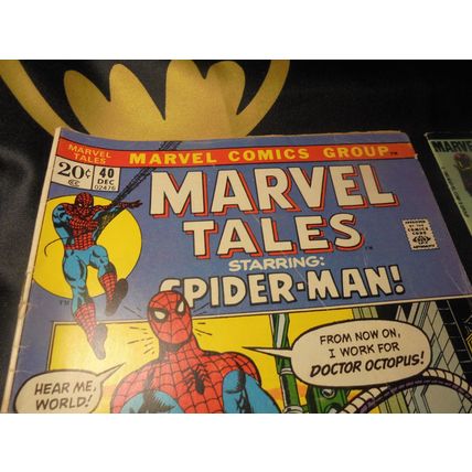 MARVEL TALES 40 and QUESTPROBE 3! Marvel! 1972 & 1985! Fantastic Four & Spidey!