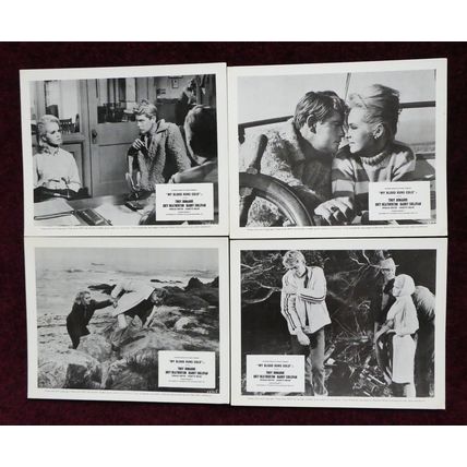 MY BLOOD RUNS COLD (1965) UK FOH / Lobby cards ***Troy Donahue***