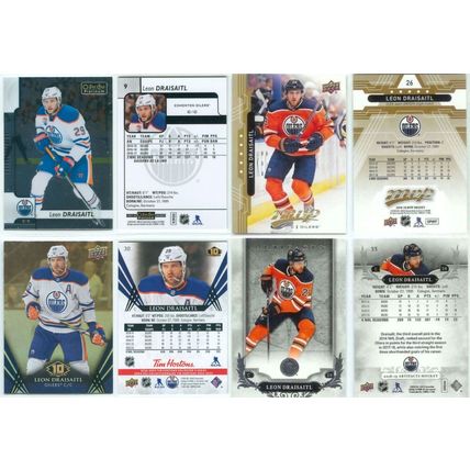 Leon Draisaitl 19x incl Inserts, Turq, Blue