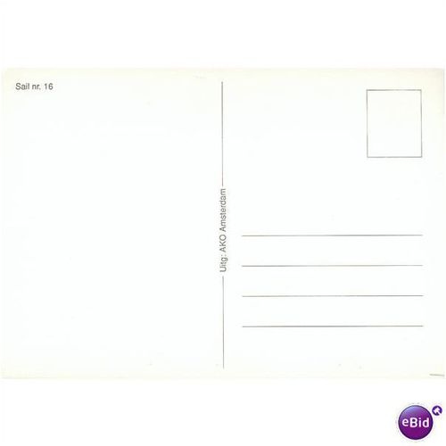 Netherlands Postcard - Sail Nr. 16