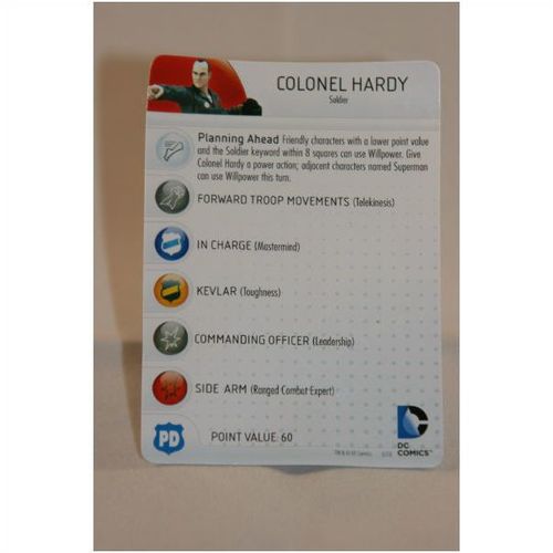 Heroclix Man of Steel - #013 - Colonel Hardy