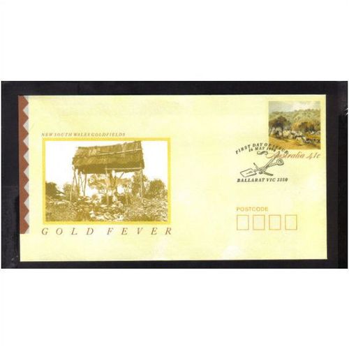 1990 AUSTRALIA FDC GOLD FEVER HILL END "BALLARAT VIC"