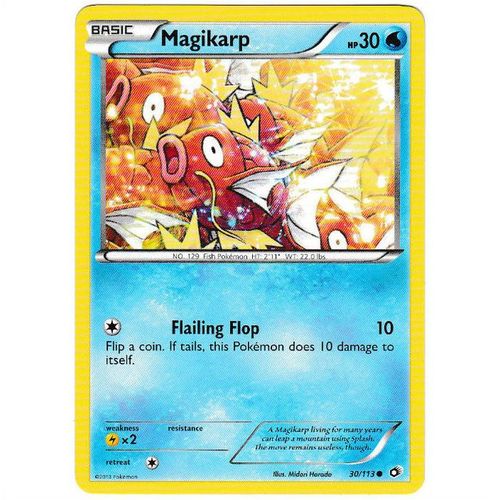 Pokemon B&W Legendary Treasures - #30/113 - Magikarp