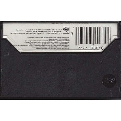 Neil Diamond - "12 Greatest Hits Vol. 2" - on cassette tape