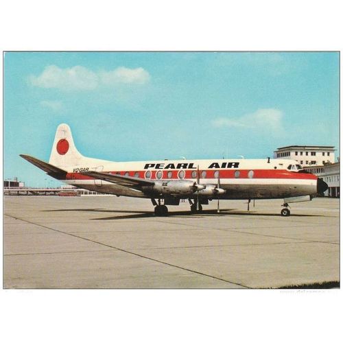 Pearl Air Vickers Viscount 804 Aircraft Postcard (A11200)