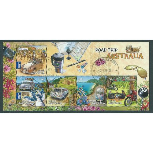 AUS 2012 'ROAD TRIP AUSTRALIA' M/S FINE USED ( EBID36-655b)