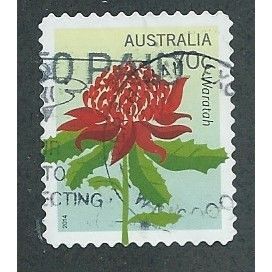 AUS 2014 60c (S/A) 'FLORAL EMBLEMS' (PERF 11) FINE USED (EBID37-366)