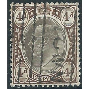 Transvaal 1902 SG249 4d Black & Brown Good Used . ...