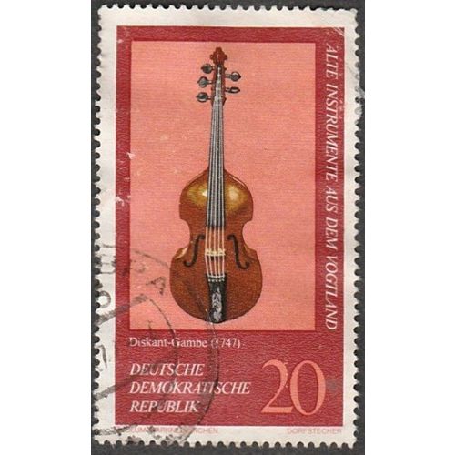 East Germany (Deutche Demokratiche Republik). 20 Value, Very Fine Used
