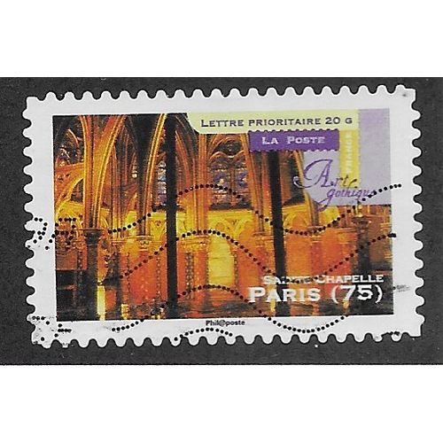 FRA 2011 (58c) 'GOTHIC ART - PARIS 75' FINE USED (EBID56-607)