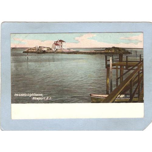 Rhode Island Newport Lighthouse Postcard Ida Lewis Lighthpuse~919
