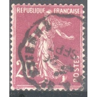 France 1925 - 20c purple - Sower - no ground - used 3